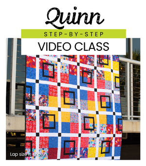 Quinn Video Class - Stripology Quickies Club, quilt pattern
