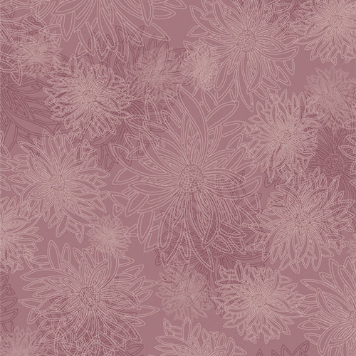 Floral Elements Rose Wine FE559 Fabrics Art Gallery