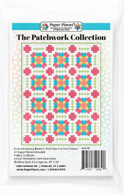 Patchwork of the Crosses Pattern + Paper Pieces Pattern Paper Pieces   