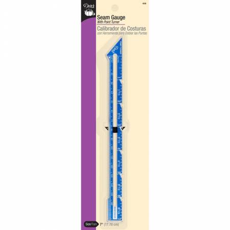 Seam Gauge With Point Turner 7in # 658 Tool Checker   