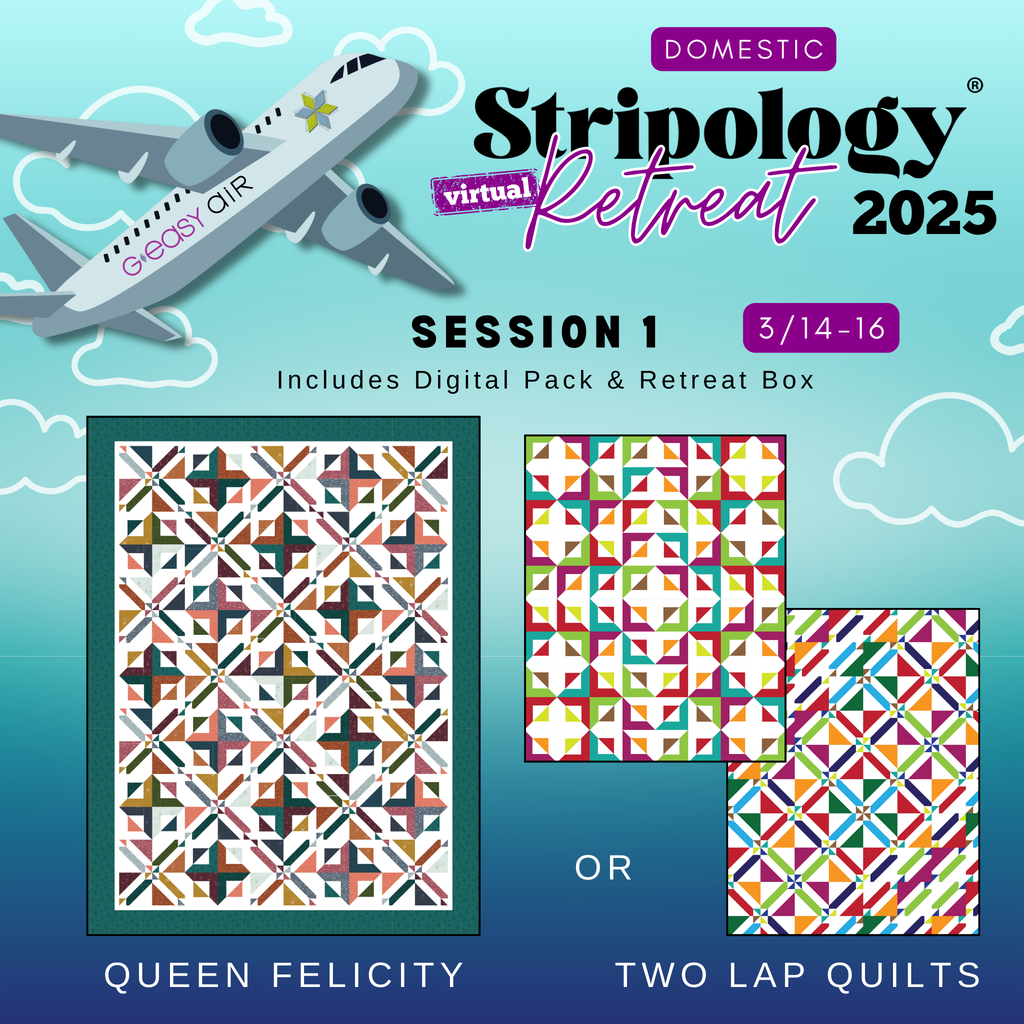 Stripology Virtual Retreat 2025 - Session 1 Fabrics GE Designs