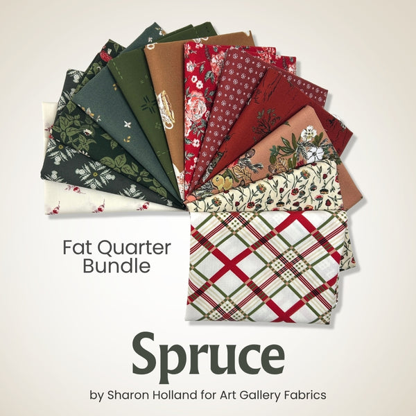 Spruce Fat Quarter Bundle, quilting fabric by Art Gallery