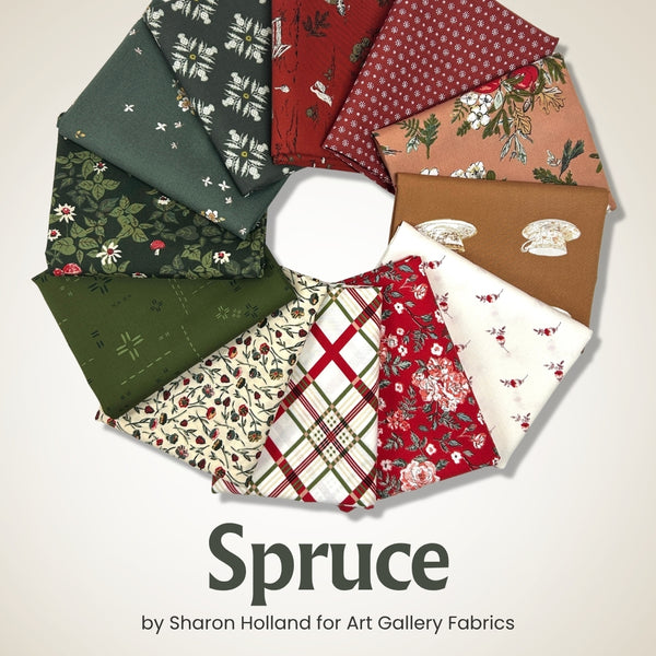 Spruce Half Yard Bundle, quilting fabric by Art Gallery