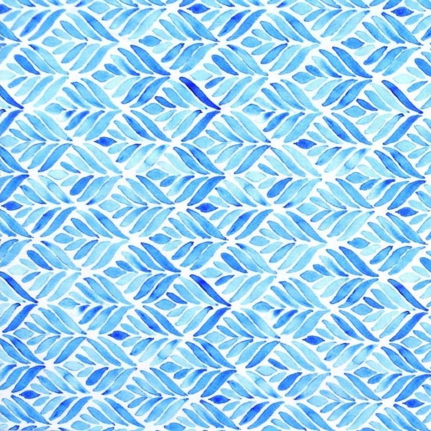 Summer Breeze Leaves Blue 6SB2 Fabrics In The Beginnings Fabrics   