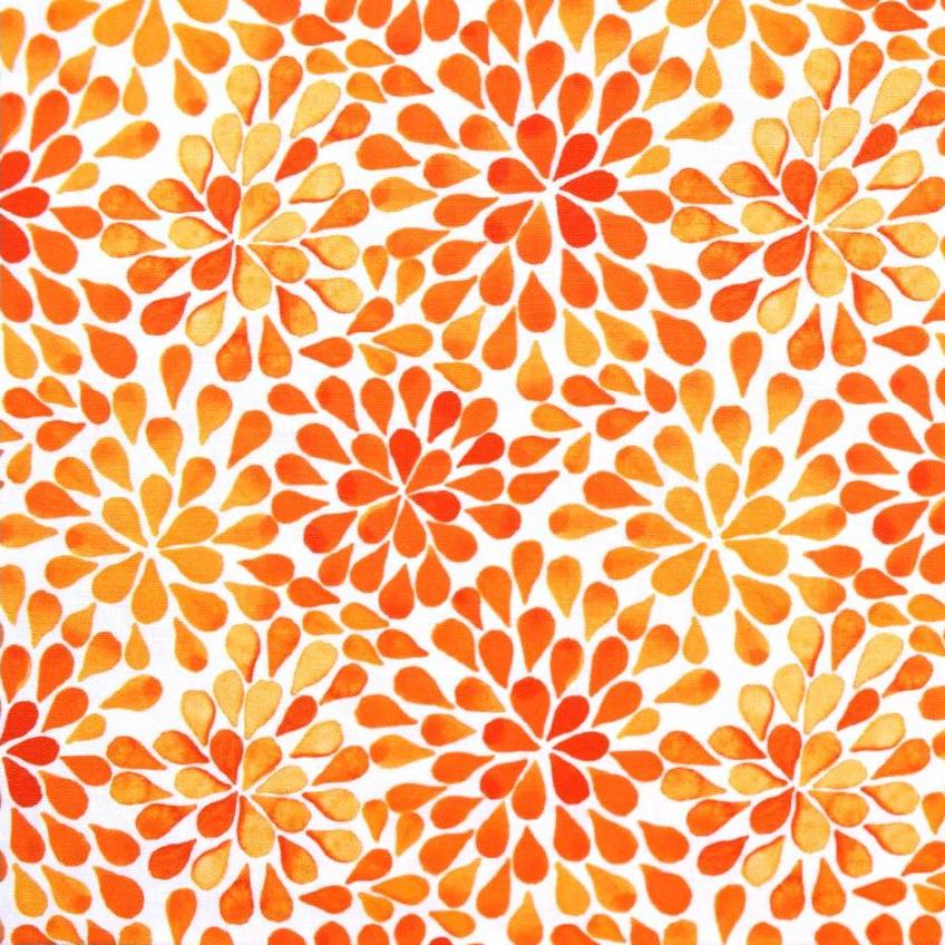 Summer Breeze Petals Orange 7SB2 Fabrics In The Beginnings Fabrics   