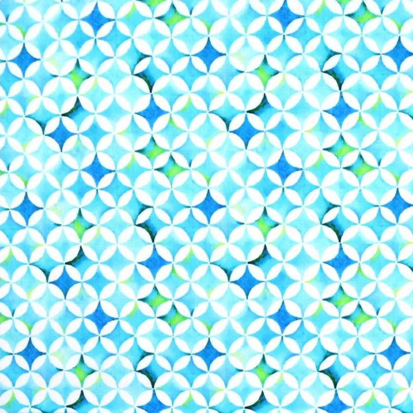 Summer Breeze Tiles Teal 9SB1 Fabrics In The Beginnings Fabrics   