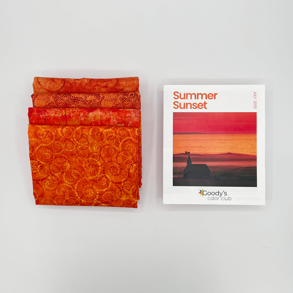 Goody's Color Club - July '25 Summer Sunset Fabrics GE Designs