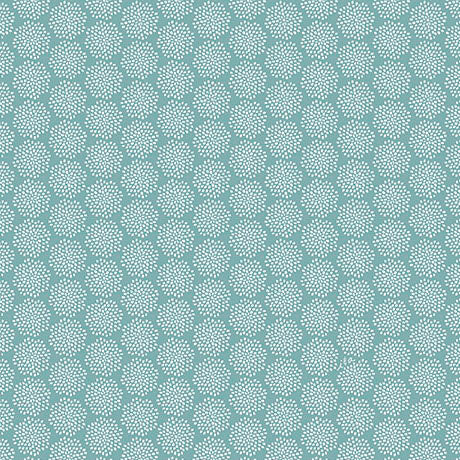 Sweet Summer Dandelion Puffs Blue 31397-B Fabrics QT Fabrics
