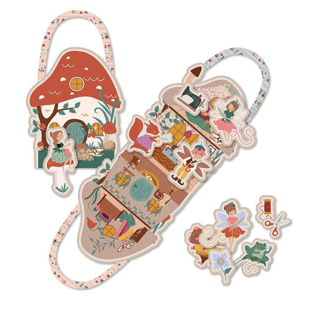 Thimbelina and the Sewing Fairies Felt Panel FT16868 Fabrics Riley Blake