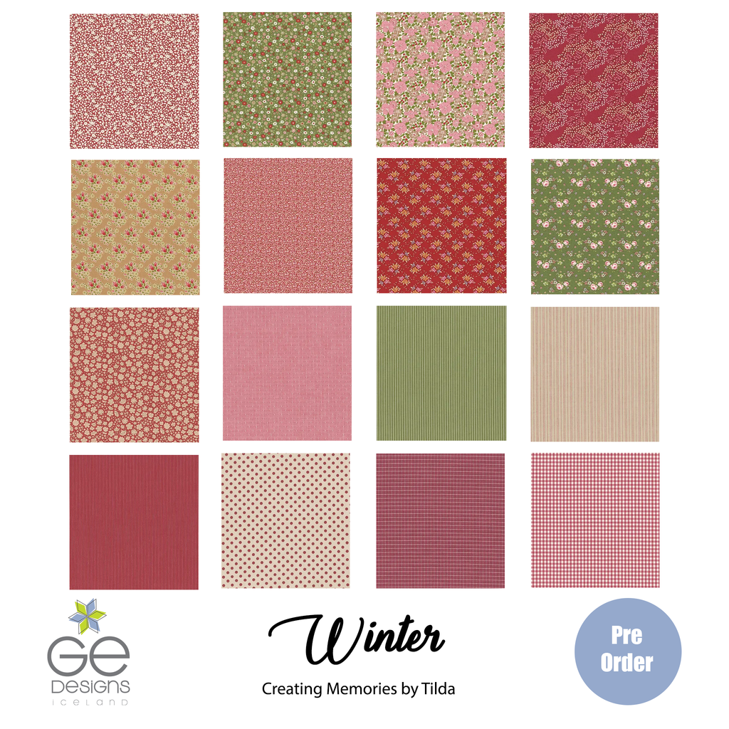 Tilda Creating Memories Winter - half yard bundle Fabrics Tilda   