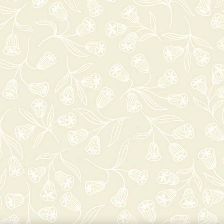 Tiny Tonals Bell Flowers Cream TT7.3 Fabrics Lewis & Irene