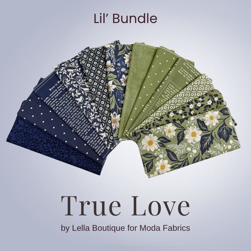 True Love Lil' Bundle, multicolor quilting fabric by Moda Fabrics