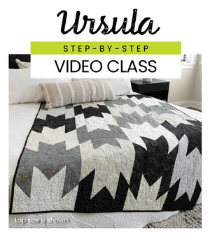 Ursula Video Class - Stripology Quickies Club, quilt pattern