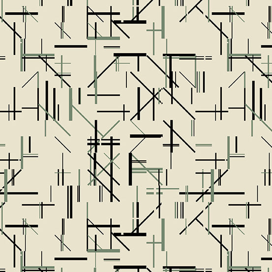 Verdigris Midtown Newsprint A828L Fabrics Andover   