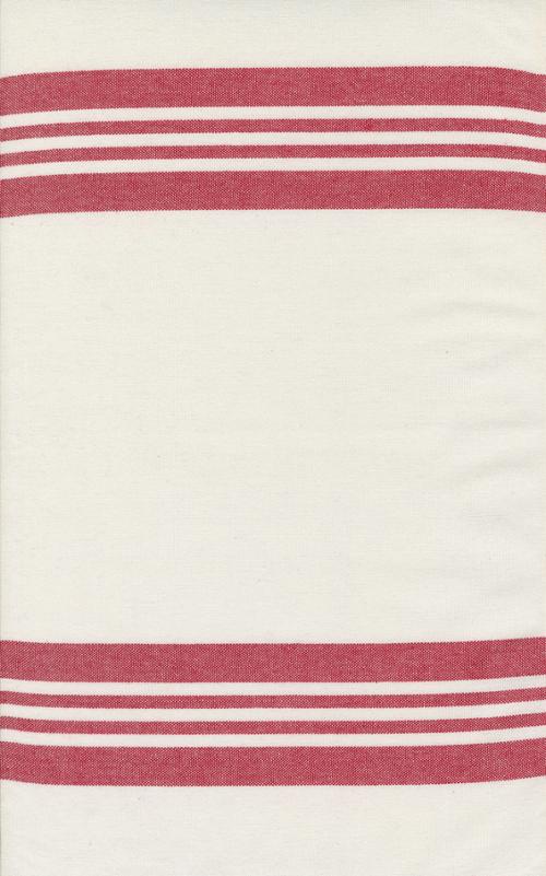 Panache Toweling 18" White Red 992-332 - 3-1/2 YARD Fabrics Moda Fabrics   