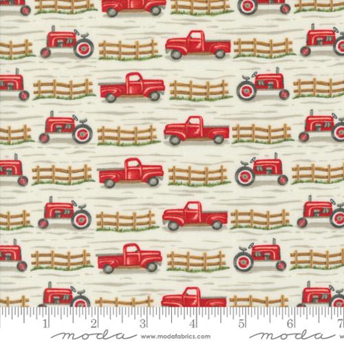 Willows Farm Trucks and Tractors Cloud 56103-11 Fabrics Moda Fabrics   