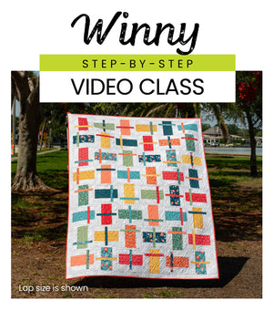 Winny Video Class - Stripology Quickies Club, quilt pattern