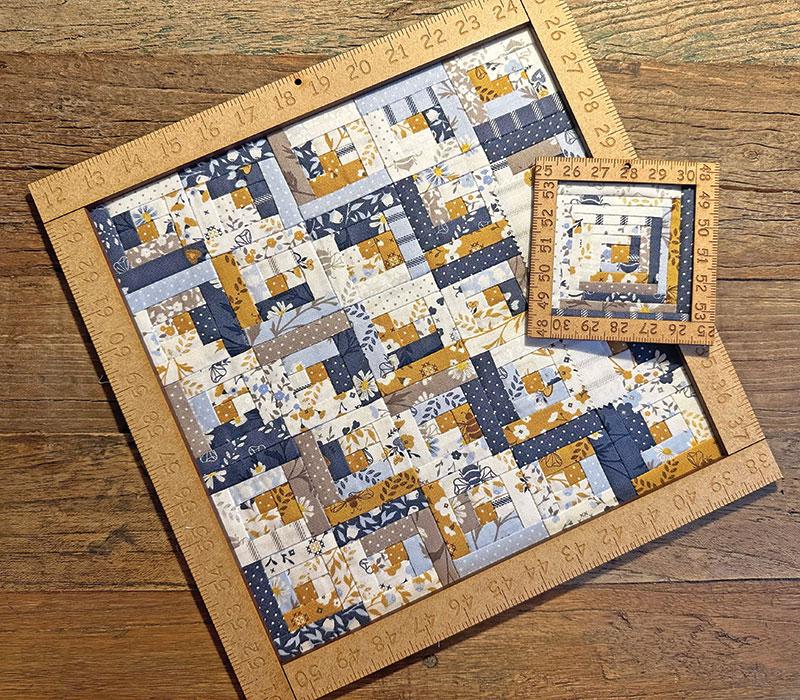 Wood Frame Ruler Mini 3 11/16" - RLR MINI Moda Fabrics