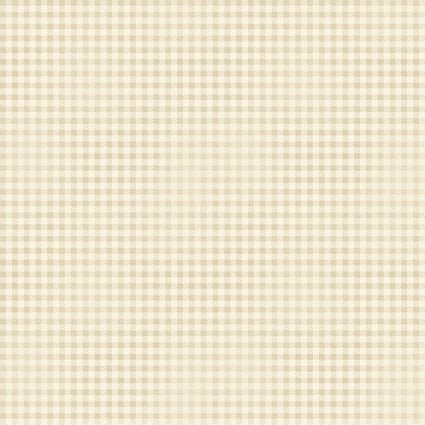 Wool Check Cream 9614-71 Fabrics Benartex   