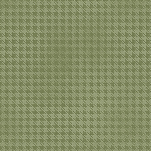 Wool Check Light Green 9614-40 Fabrics Benartex   