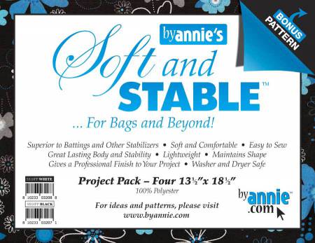 Soft and Stable Project Pack 100% Polyester Foam Stabilizer White #PBASS20PP  By Annie   