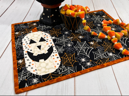 Fall Appetit Placemat, a finished Quilt As You Go project