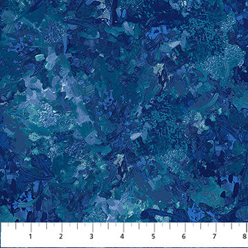 Chroma Lapis 108" Wide Backing Fabric - B9060-46 - 3 YARD - Northcott Fabrics Fabrics Northcott