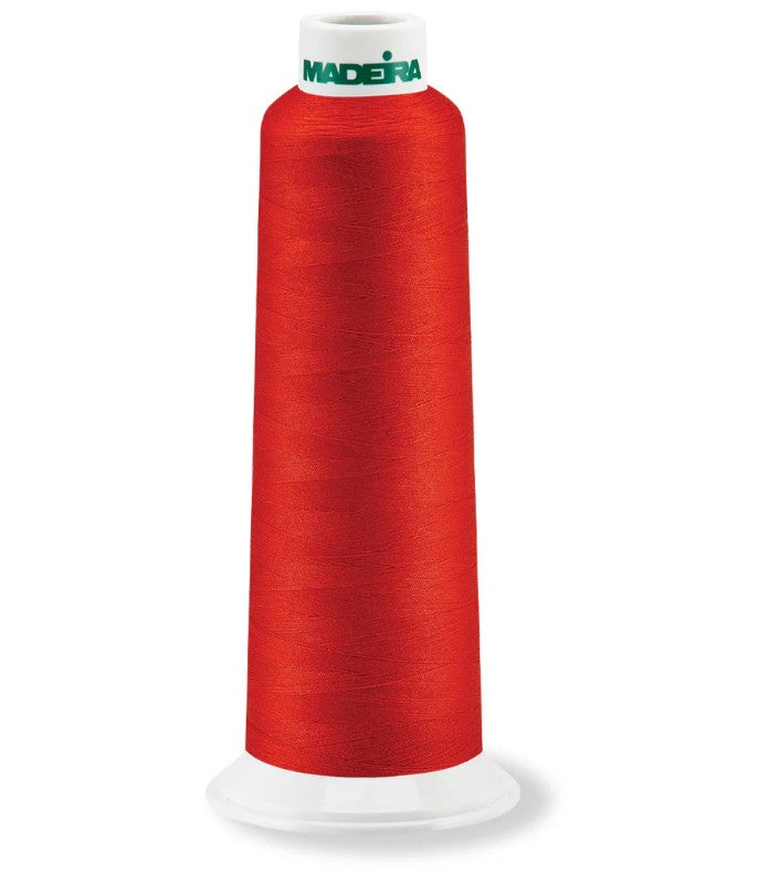 Madeira AeroQuilt 40 - Premium Longarm Quilting Thread, 8380 Red Thread Madeira