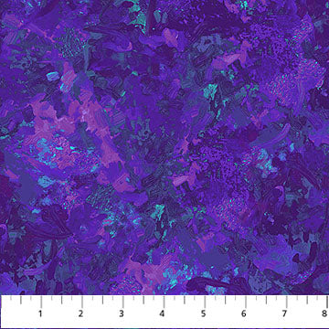 Chroma Violet 108" Wide Backing Fabric - B9060-88 - 2 YARD - Northcott Fabrics Fabrics Northcott