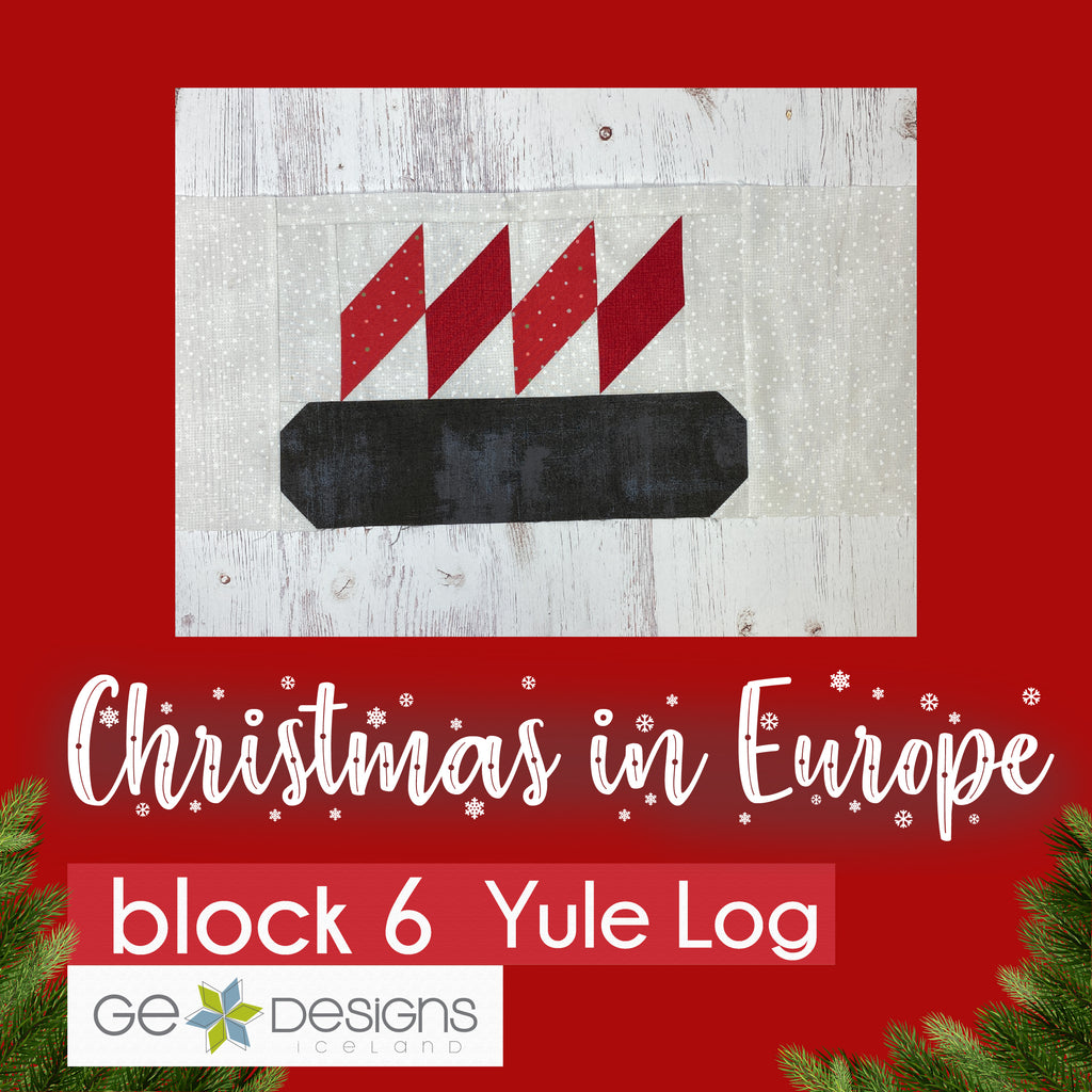 Christmas In Europe -BLOCK 6 Mystery BOM - pattern with video Pattern GE Designs   