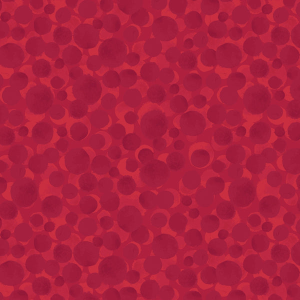 Bumbleberries Postbox Red BBS23, quilting fabric by Lewis & Irene