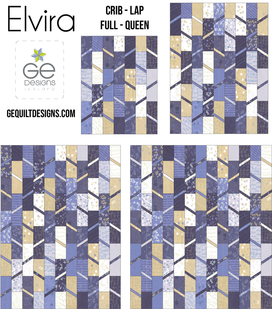 Elvira - Fat Quarter Pattern 218 Pattern GE Designs   