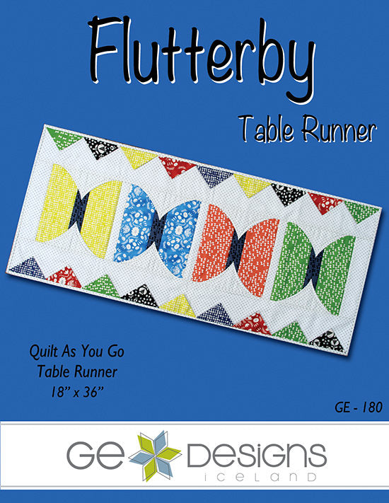 Flutterby Table Runner Pattern 180 Pattern GE Designs   