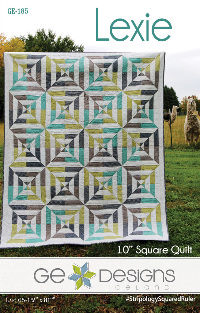 Lexie 10" Square Pattern 185 Pattern GE Designs   