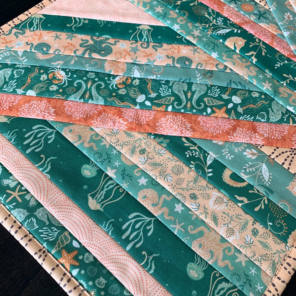 Low Tide Table runner - Pattern and Video Class Pattern GE Designs   