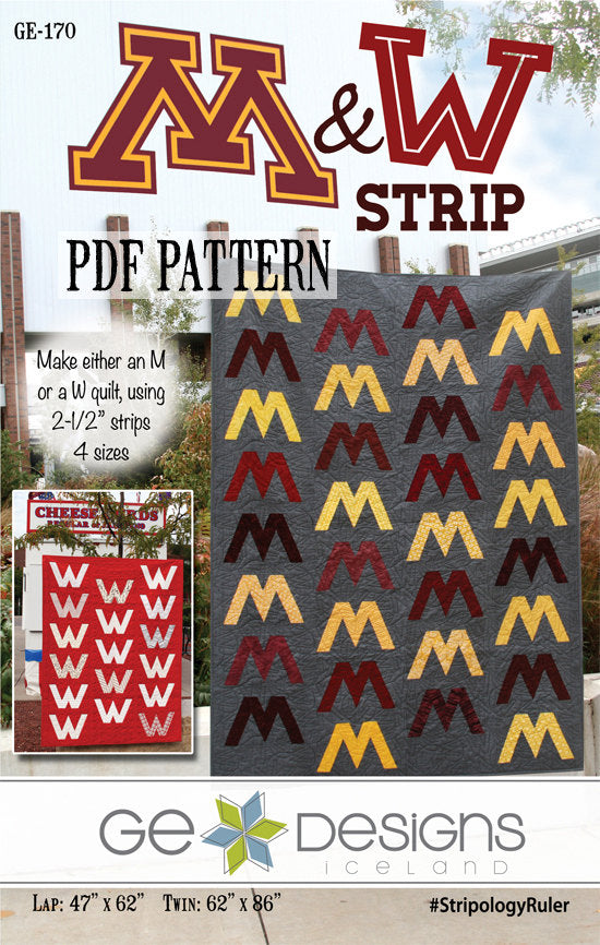 M & W Strip Pattern PDF 170 Pattern GE Designs   