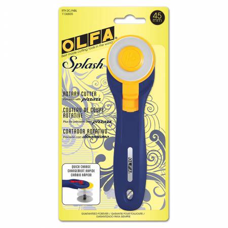 Olfa Splash 45 mm rotary cutter NAVY RTY-2C-NBL Tool Checker   