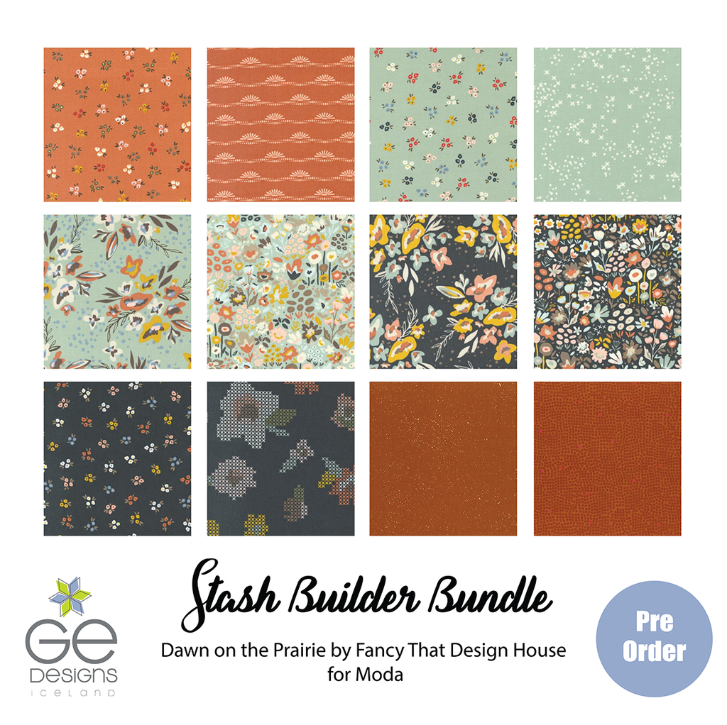 Dawn on the Prairie Stash Builder Bundle Fabrics Moda Fabrics   