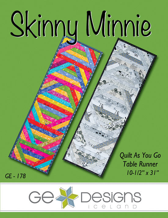 Skinny Minnie Table Runner Pattern 178 Pattern GE Designs   