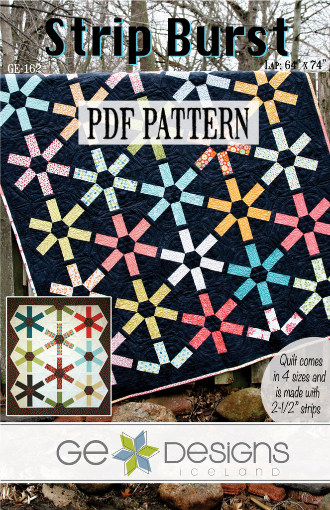 Strip Burst Pattern PDF 162 Pattern GE Designs   