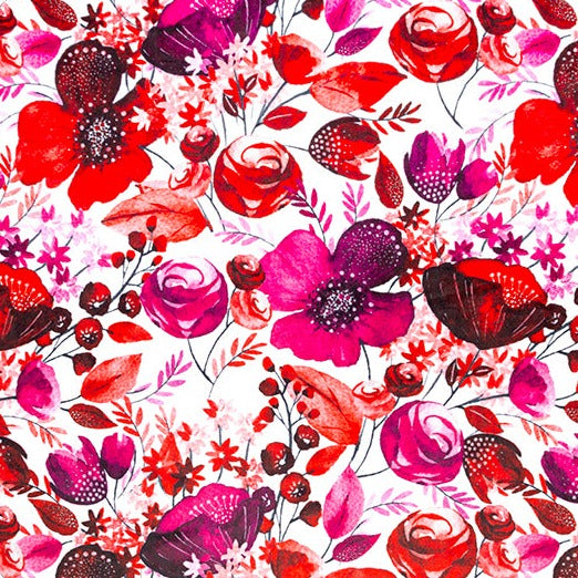 Cuddle Wild at Heart Scarlet 60" MK-TH-0039   - 3 YARD Fabrics Shannon Fabrics   