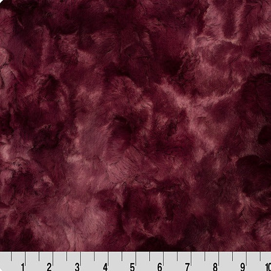 Luxe Cuddle Galaxy Merlot 60" MK-TH-0045 - 3 YARD Fabrics Shannon Fabrics   